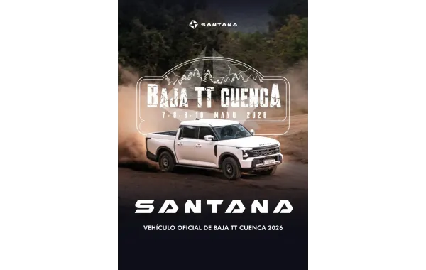 Santana, vehículo oficial de la BAJA TT Cuenca 2026
